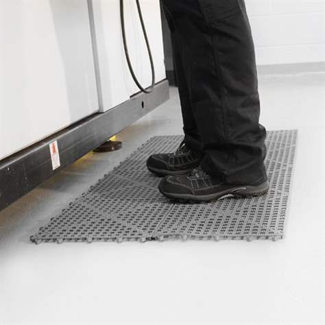 Nassraummatte Flexi-Deck 0,3x0,3 m, Farbe Grau, VE 9 Stück - COBA Europe GmbH - Bild4