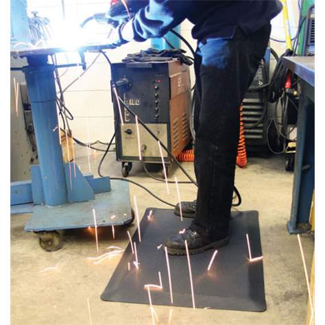 Industriematte Welding Mat 0,9 x 0,6 m, schwerentflammbare Oberfläche - COBA Europe GmbH - Bild4