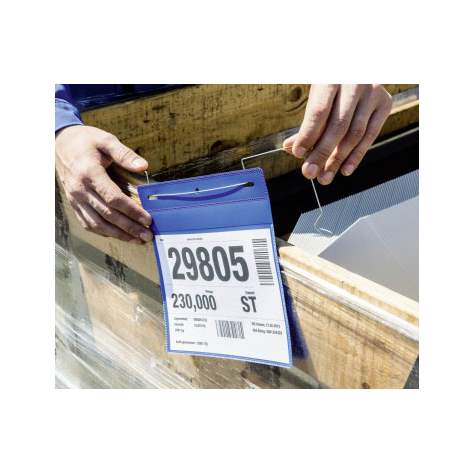 Dokumenten-Einstecktasche mit Drahtbügel, DIN A5, VE 50 Stück - DURABLE Hunke & Jochheim GmbH - Bild2