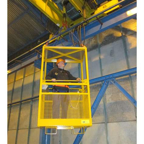 Universeller Arbeitskäfig zur Aufnahme mit dem Gabelstapler oder Kran, Tragfähigkeit 300 kg