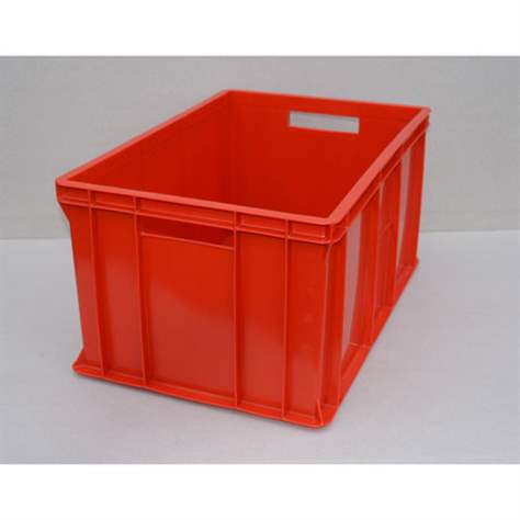 Plastová přepravka Euro300, 600 x 400 x 300 mm, plné stěny, barva červená. - obrázek4