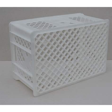 Kunststoff-Stapelbehälter Euro300, 600 x 400 x 300 mm, Wände durchbrochen, Farbe weiß - Bild4