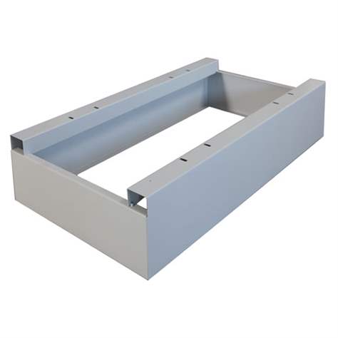 Sokel pre šatňovú skriňu WEMO, šírka 600 mm, farba šedá RAL7035 - Malow