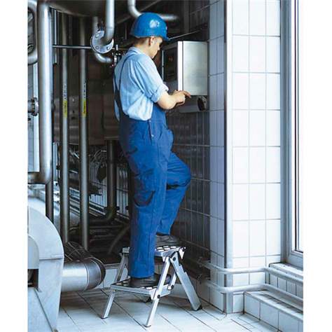 Mini platformă staționară pliabilă de lucru, 3 trepte - imagine3