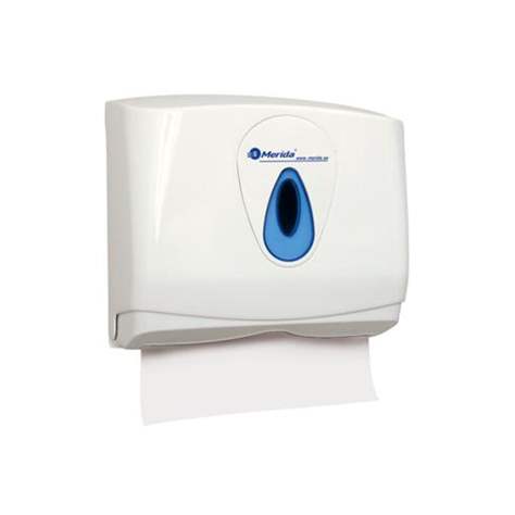 Zásobník na jednotlivé papírové ručníky TOP, obsah 250 ks. Barva průzoru modrá.