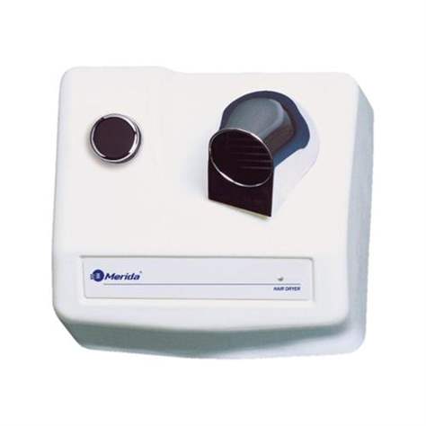 Uscător de păr cu montare pe perete, capac din fontă 6 mm, albă