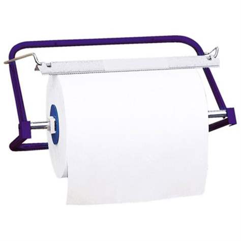 Dispenser de perete pentru rolă lavete, 500 x 350 x 600 mm, albastru