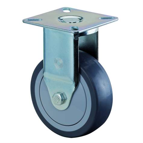 Apparate-Bockrolle, Durchm. 50 mm, mit Montage-Platte, Traglast 50 kg