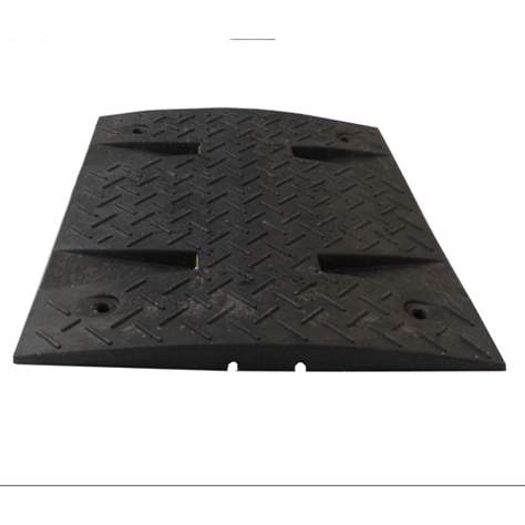 Fahrbahnschwelle für Richtgeschwindigkeit bis 30 km/h, Normelement 500 mm, Farbe Schwarz