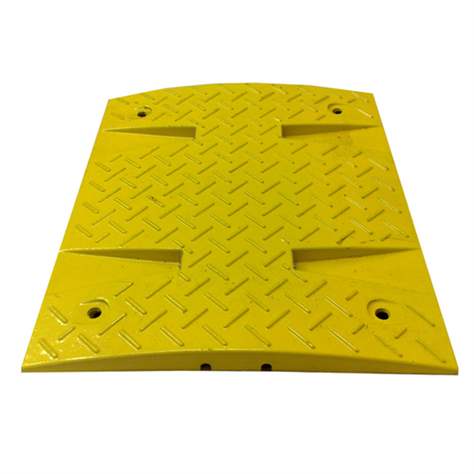 Fahrbahnschwelle für Richtgeschwindigkeit bis 30 km/h, Normelement 500 mm, Farbe Gelb