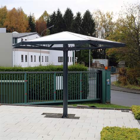 Acoperitoare REGENSBURG, formă acoperiș - acoperiș piramidă - baza hexagon, înălțime 3,05 m - WSM - Walter Solbach Metallbau GmbH - imagine3