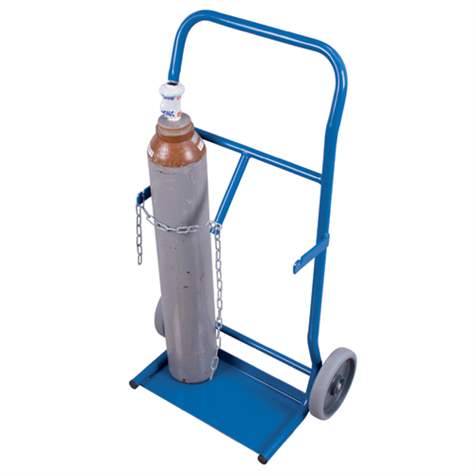 Gasflaschenwagen VARIOfit, für 2 Flaschen mit 140 mm Durchmesser, Vollgummibereifung - Cordes - Bild2