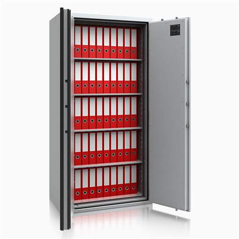 Feuergeschützter leichter Tresor, 1870 x 950 x 510 mm