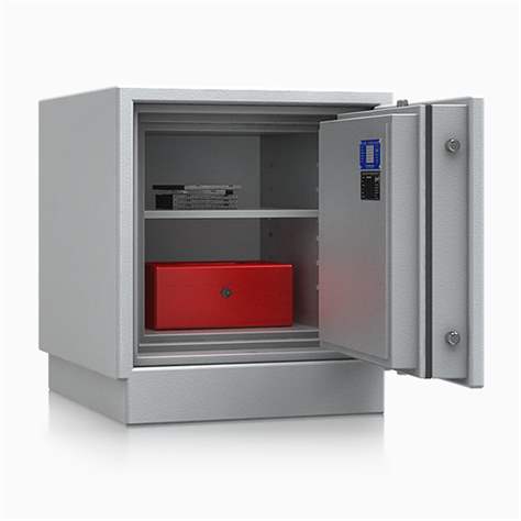 Dulap de siguranță rezistent la foc - seif antifoc protejare informații date pe suport magnetic, HxLxl: 635x563x630 mm.