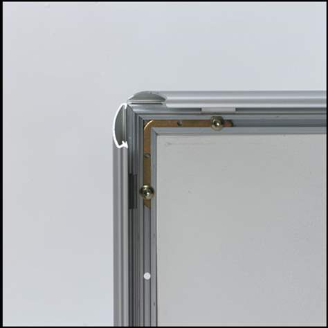 Alu-Klapprahmen, Format A0, mit Spitzecken - Bild3