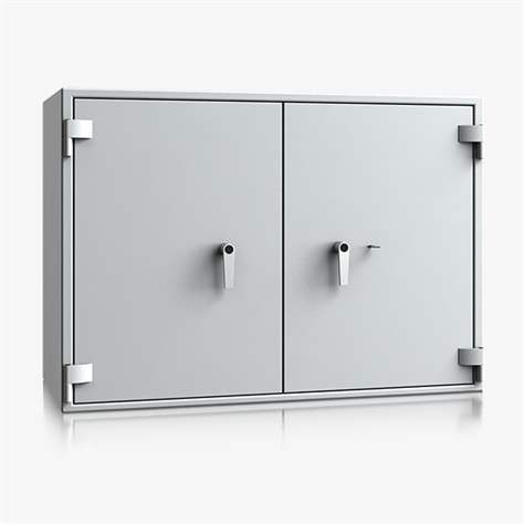 Dulap rezistent incendiu - substanțe inflamabile/periculoase clasa S60P și S2, dimensiuni exterioare: 901 x 1282 x 559mm, greutate 433kg, 1 polițe - imagine3