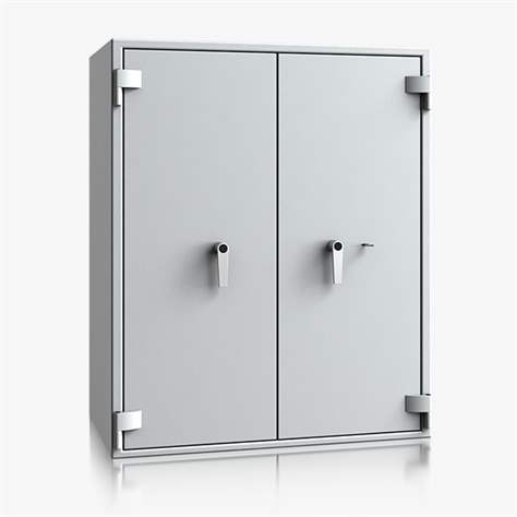 Dulap rezistent incendiu - substanțe inflamabile/periculoase clasa S60P și S2, dimensiuni exterioare: 1189 x 975 x 559mm, greutate 424kg, 2 polițe - imagine2