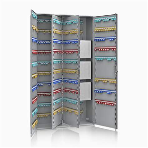 Schlüsselschrank, 780 Haken, HxBxT: 1300 x 730 x 250 mm