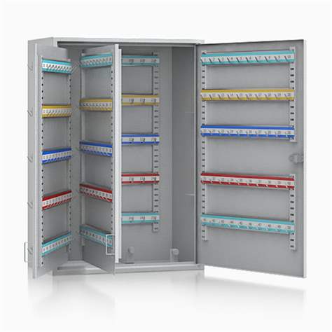 Schlüsselschrank, 250 Haken, HxBxT: 550 x 380 x 205 mm