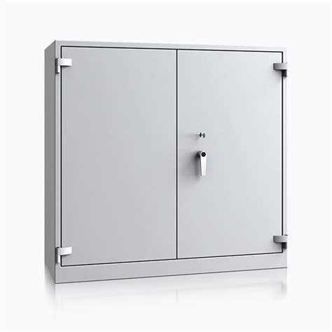 Dulap rezistent la incendiu tip seif, certificat conform EN 14450, nivel de securitate S1, Hxl: 1200 x 1260 - imagine3