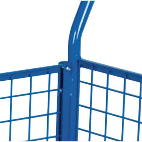 Plattformwagen VARIOfit mit 3 Gitterwänden, 850 x 500 mm, Tragfähigkeit 400 kg - Cordes - Bild2