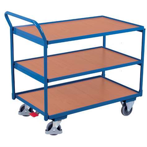 Tischwagen VARIOfit mit 3 Etagen, 1000x600 mm, Tragfähigkeit 250 kg - Cordes