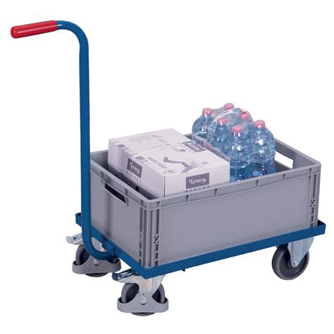 Fahrgestell VARIOfit für Behälter mit Griff, Ladefläche offen, 615 x 415 mm, Tragfähigkeit 250 kg - Cordes - Bild2