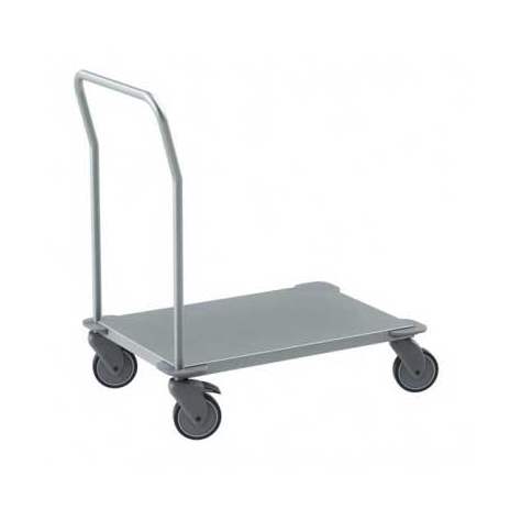 Edelstahl-Plattformwagen, HxLxB: 910x820x560 mm