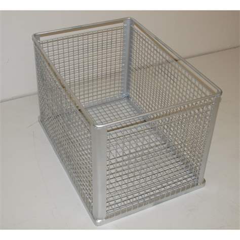 Coș din sârmă stivuibil, lxLxH: 815x565x525 mm, ochiuri 28x28 mm