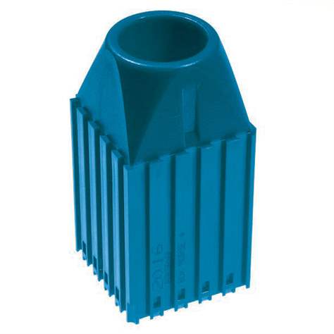 Kunststoff-Box für Werkzeuge mit Kegelschaft MORSE - M4, Modul 5x5, Farbe blau.