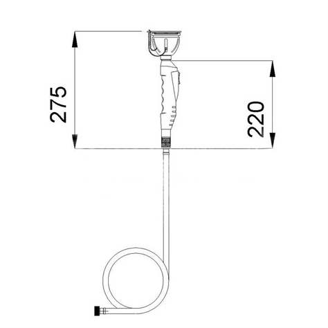Hand-Augendusche mit 1 Brausekopf - Bild2