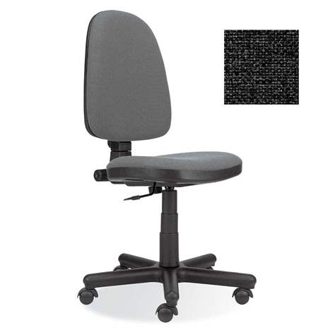Bürodrehstuhl PRESTIGE, ohne Armlehnen, Bezugsmaterial Basic – Farbe Anthrazit - Nowy Styl Group