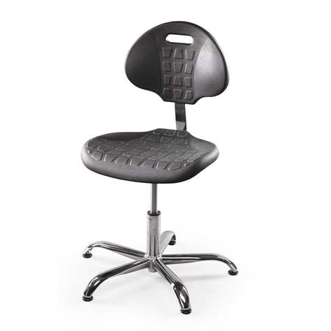 ESD-Arbeitsdrehstuhl PRO STANDARD CHL mit Bodengleitern