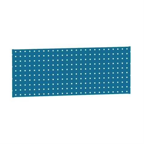 Panou perforat pentru scule tip suprastructură banc, albastru RAL5012, L x l: 1200 x 380 mm - Polak CZ, s.r.o.