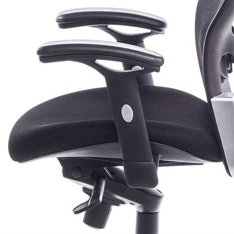 Bürodrehstuhl MESH mit Netzrückenlehne, Farbe schwarz - Nowy Styl Group - Bild5