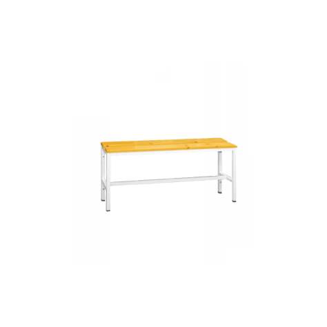 Bancă garderobă cu șezut din șipci din lemn, lungime 1000 mm - Kovona Lysa nad Labem