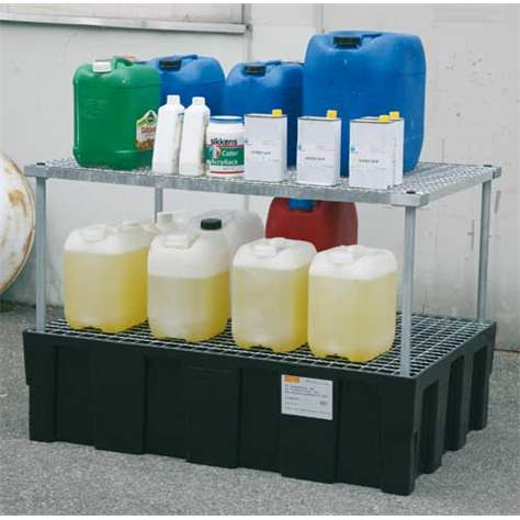 Regalaufsatz für Auffangwanne, Grundeinheit (Grundebene) - CEMO GmbH