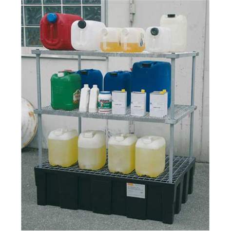 Poliță tip raft suprapusă pentru vană de colectare retenție, nivel adițional (nivelul 2) - CEMO GmbH