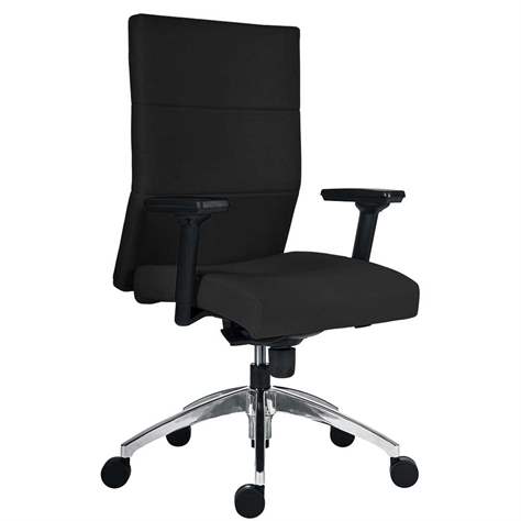 Bürostuhl VERTIKA, Farbe schwarz, Belastbarkeit 160 kg