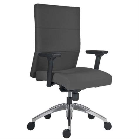 Bürostuhl VERTIKA, Farbe grau, Belastbarkeit 160 kg