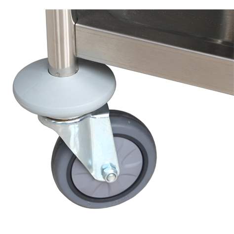 Edelstahl Servierwagen 5 Etagen , HxBxL: 1560x590x910 mm - Bild6