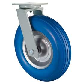 Transport-Lenkrolle, Polyurethanreifen, Durchm. 400 mm, Traglast 200 kg