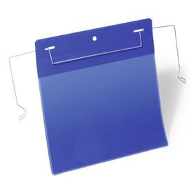 Dokumenten-Einstecktasche mit Drahtbügel, DIN A5, VE 50 Stück