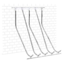 Fahrradständer zur schräghohen Einstellung, 5 Parkplätze, zur Wandbefestigung