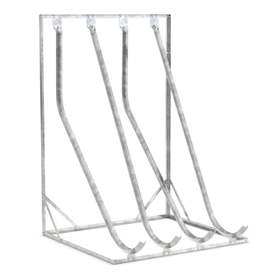 Fahrradständer zur schräghohen Einstellung, 4 Parkplätze, einseitig