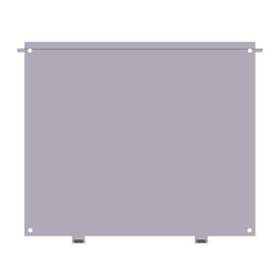 Trennblech, klappbar, A4, Tragfähigkeit 40 kg, VE=10 Stk.