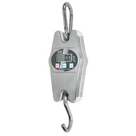 Kompakte Hängewaage aus Edelstahl, Wägebereich max. 100 kg