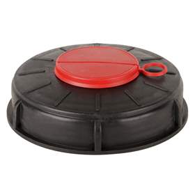 Schraubdeckel 150 mm mit Innegewinde 2" und Entlüfungseinsatz DAE, EPDM Dichtring