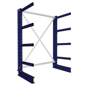 Kragarmregal MULTISTRONG M, einseitig, Grundregal, HxWxT: 2000x1300x600 mm