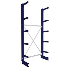 Kragarmregal MULTISTRONG M, einseitig, Grundregal, HxWxT: 3000x1300x400 mm
